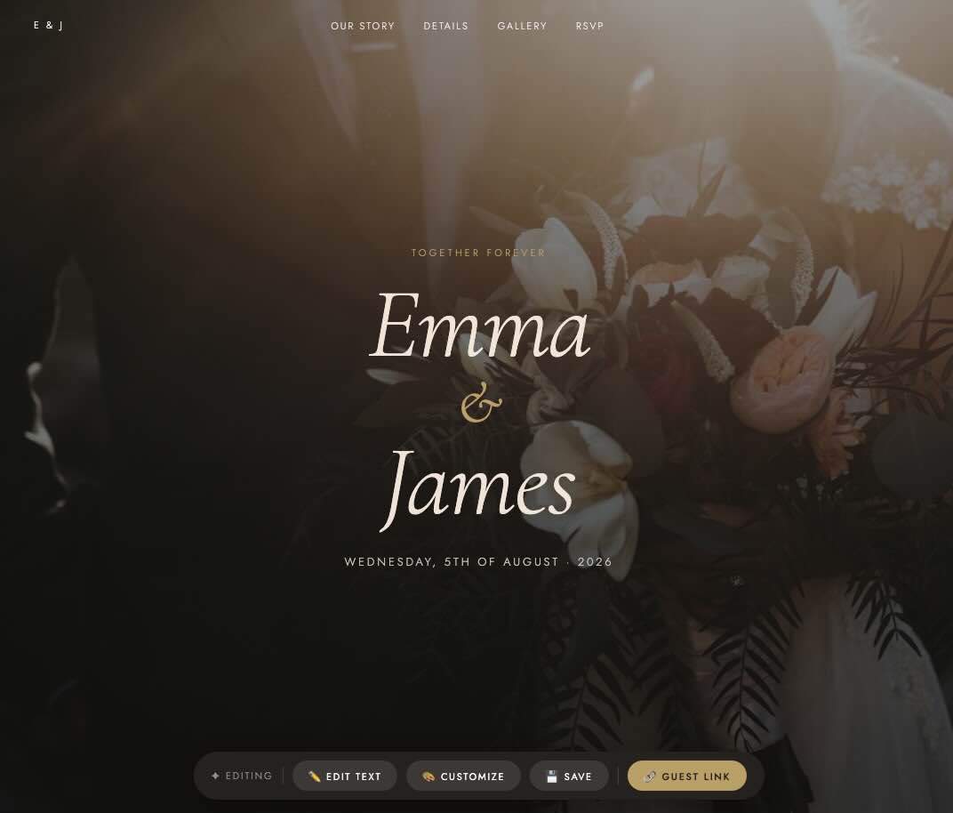 Classic Elegance Wedding Template